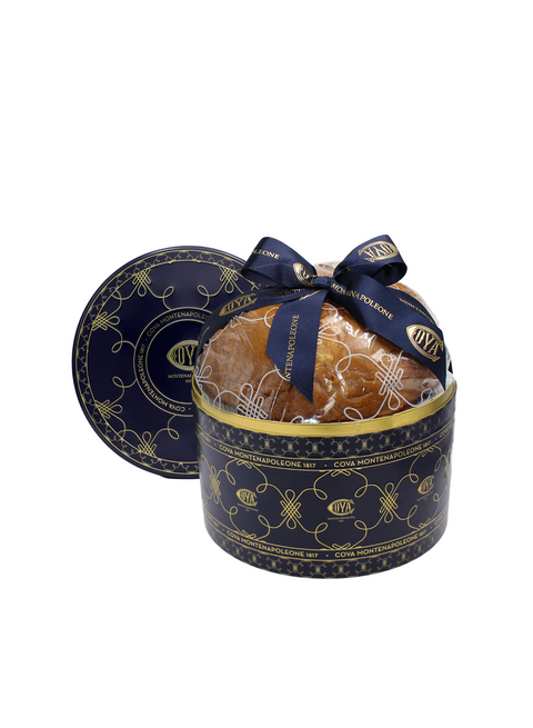 Chocolate Panettone in Blue Tin Box 35.27 Oz