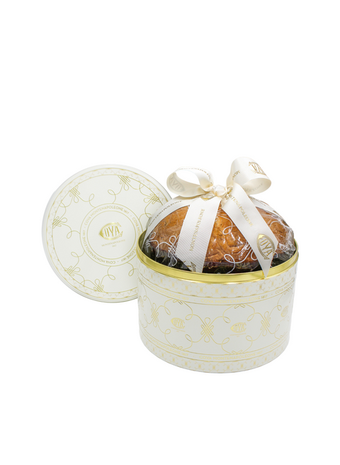 Traditional Panettone in Ivory Tin Box 35.27 Oz