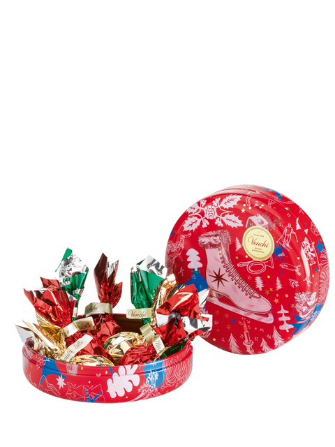 Christmas Anna Higgie Round Metal Tin 3.03 Oz