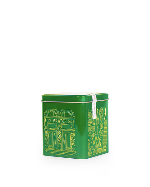 Almond Prato Cookies in a Green Tin 7.05 Oz