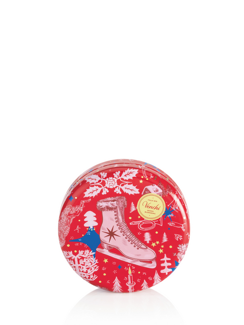 Christmas Anna Higgie Round Metal Tin 3.03 Oz